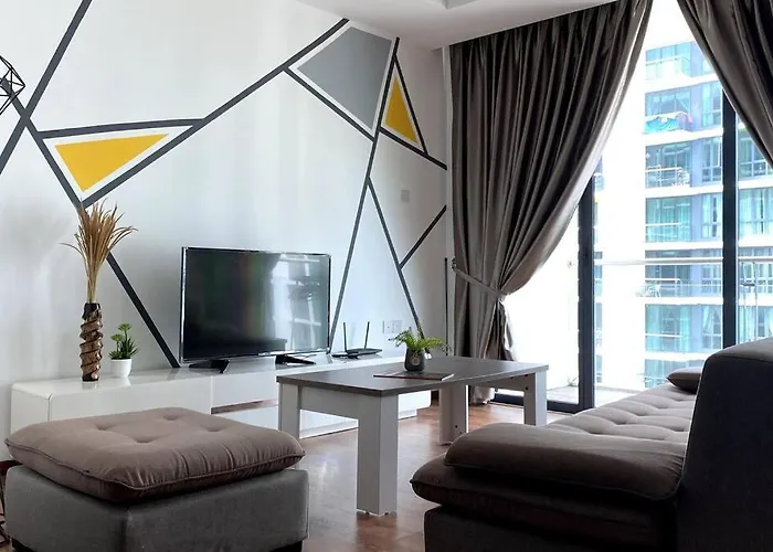#2.1 Jazz Suites Large Bed Vivacity Kuching 3Rooms